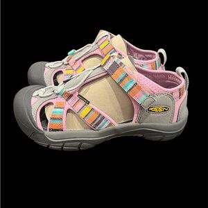 Keen Pink and Gray Sandals with Toe Protection